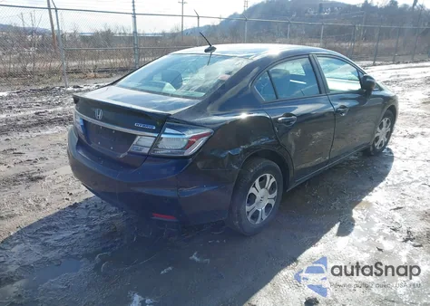 2013 Honda Civic Hybrid from USA, damaged, VIN 19XFB4F25DE200003